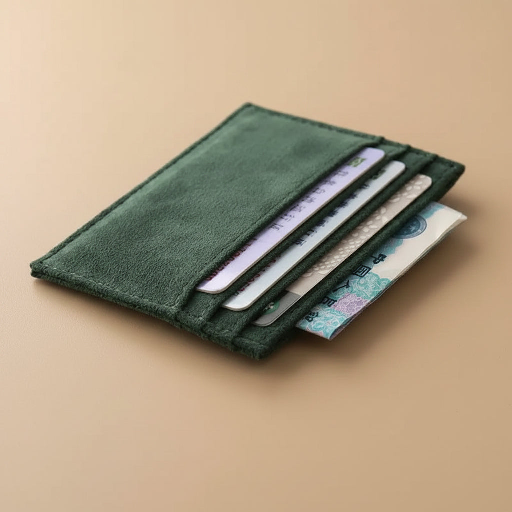 Portefeuille compact homme intérieur compartiments