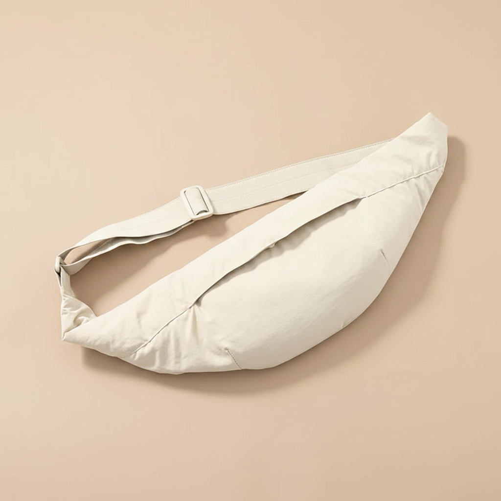 Sac bandoulière femme nylon coloris noir