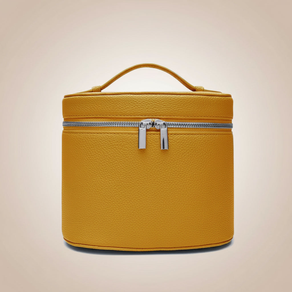 Trousse de toilette de voyage structurée avec poignée