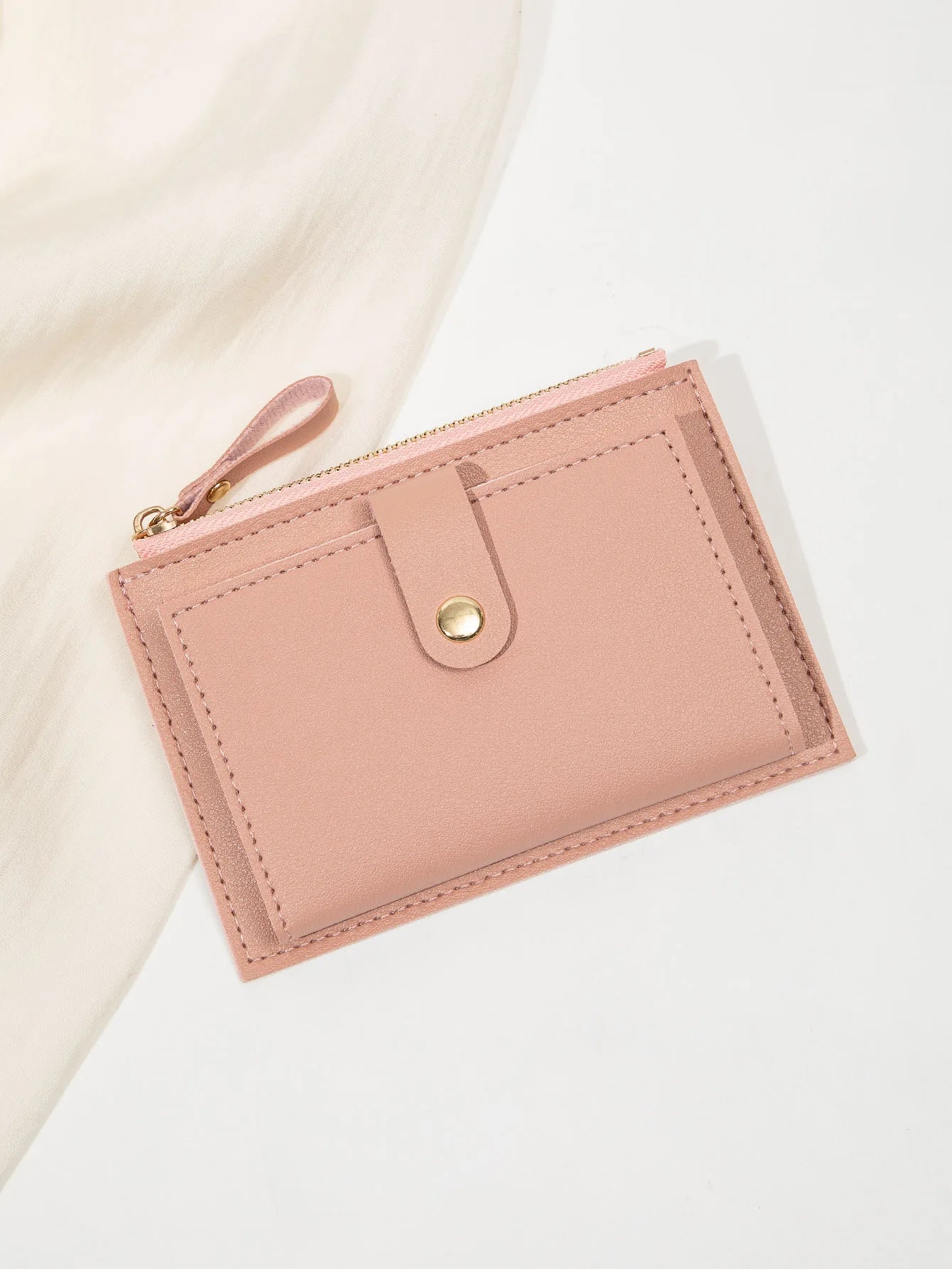 Portefeuille compact femme de voyage intérieur compartiments cartes