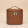 Vanity de voyage premium en cuir grainé Roamly
