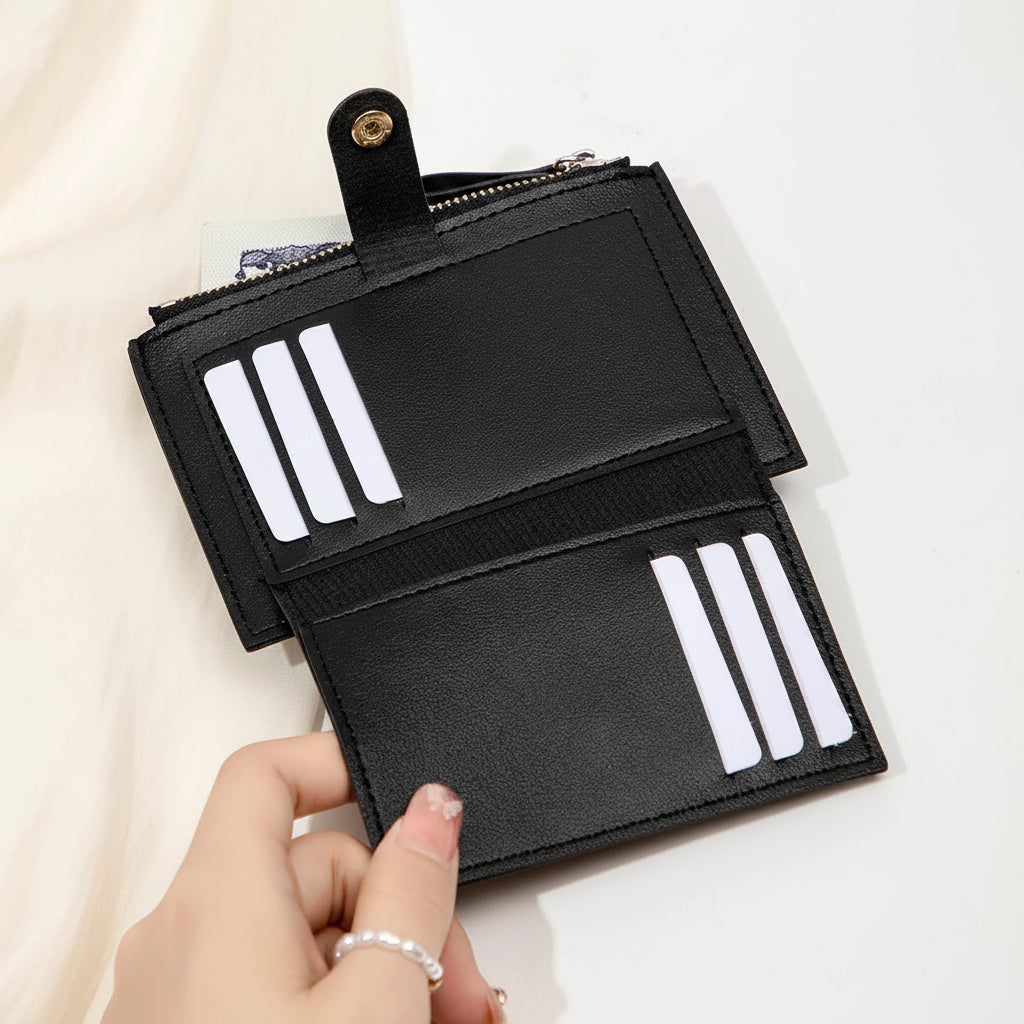Portefeuille compact de voyage Roamly coloris rose