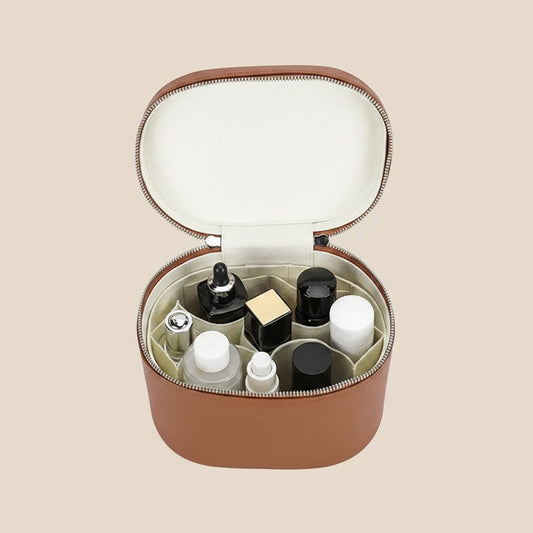 Trousse de toilette rigide de voyage avec compartiments