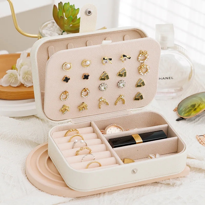 Rangement bijoux de voyage pour bagues et colliers